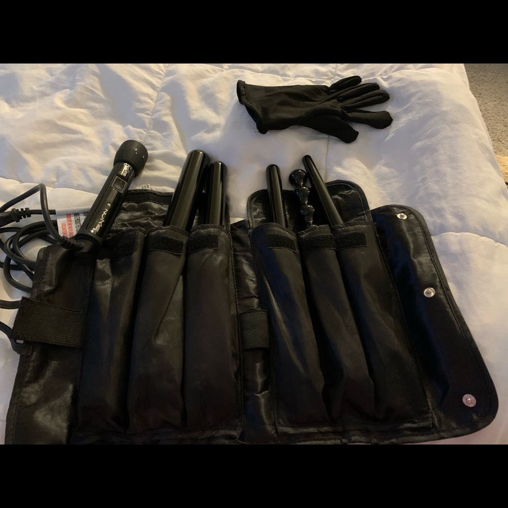 NuMe curling iron set, never used